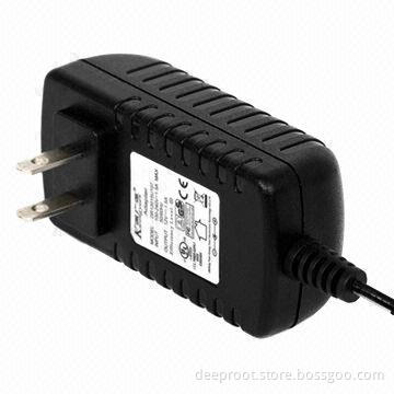 UL-certified AC/DC Adapter for CCTV Camera with 12V 1A/12V 1.5A Output Standard, USA Plug
